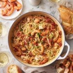 Chicken and Shrimp Carbonara Recipe