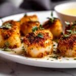 Air Fryer Sea Scallops with Lemon and Panko Recipe