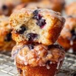 Blueberry Fritters with Vanilla Glaze Recipe