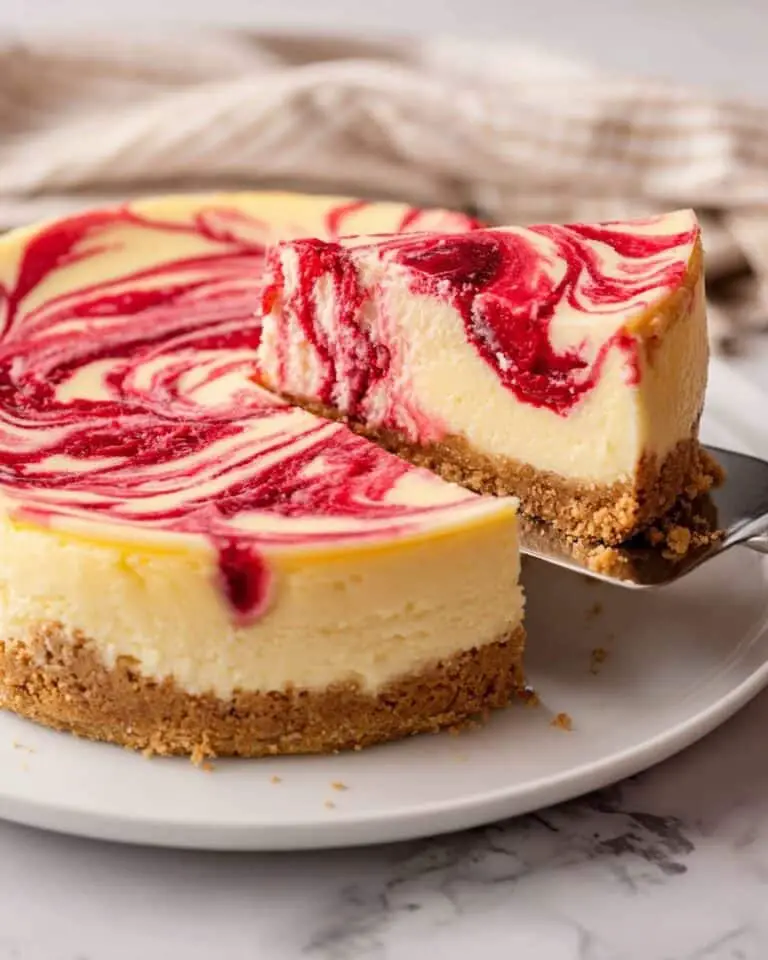 Strawberry Swirl Cheesecake Recipe