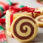 Chocolate Swirl Pinwheel Cookies Recipe