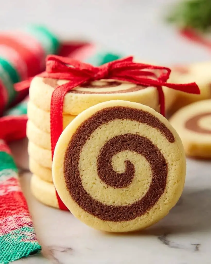 Chocolate Swirl Pinwheel Cookies Recipe