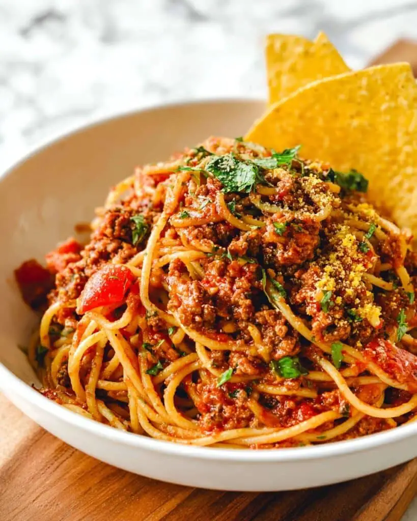 Easy Taco Spaghetti Recipe