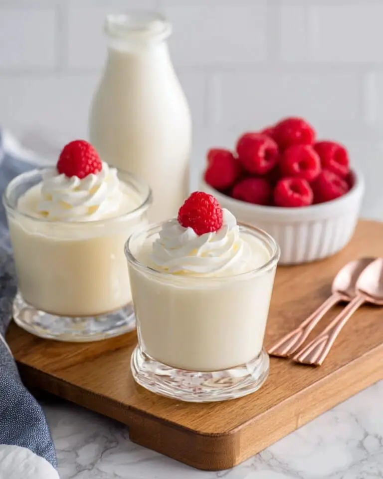 Creamy Vanilla Milk Pudding Recipe