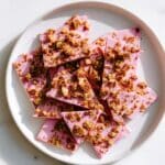 Frozen Yogurt Bark with Raspberries, Chia Seeds, and Granola Recipe