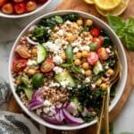 Mediterranean Farro Feta Salad Recipe