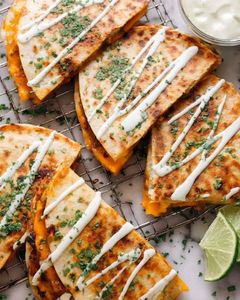 Carne Asada Quesadilla with Cilantro Lime Dip Recipe