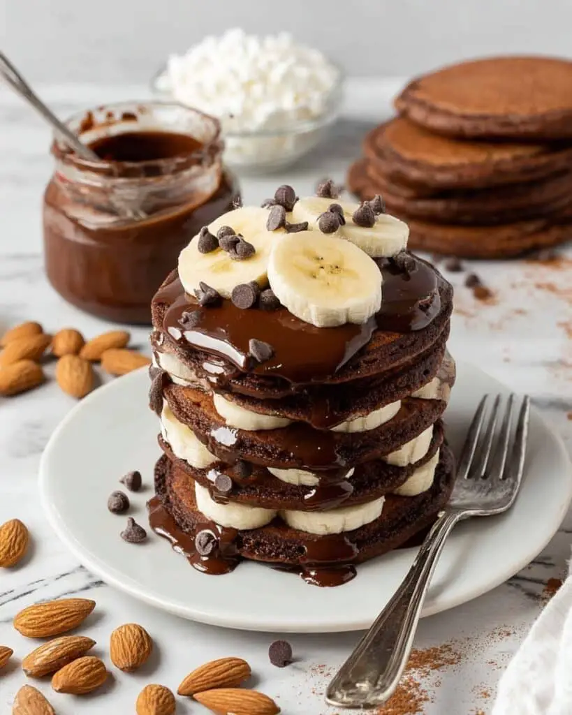 Chocolate Cottage Cheese Pancakes (Gluten-Free) Recipe