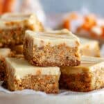 Carrot Cake Blondies with Cream Cheese Swirl Recipe