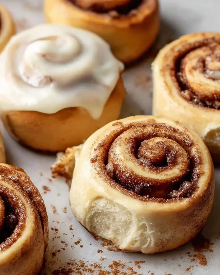 Mini Cinnamon Rolls with Cream Cheese Icing Recipe
