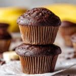 Double Chocolate Banana Muffins Recipe