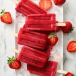 Strawberry Balsamic Ice Pops Recipe