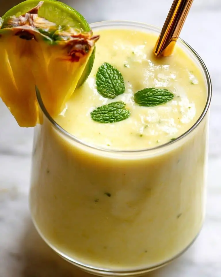 Tropical Pineapple Mango Banana Smoothie Recipe