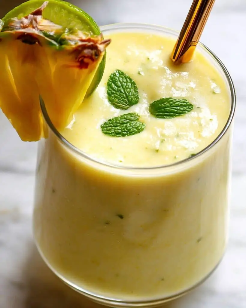 Tropical Pineapple Mango Banana Smoothie Recipe