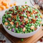Pea Salad with Bacon and Cheddar Recipe
