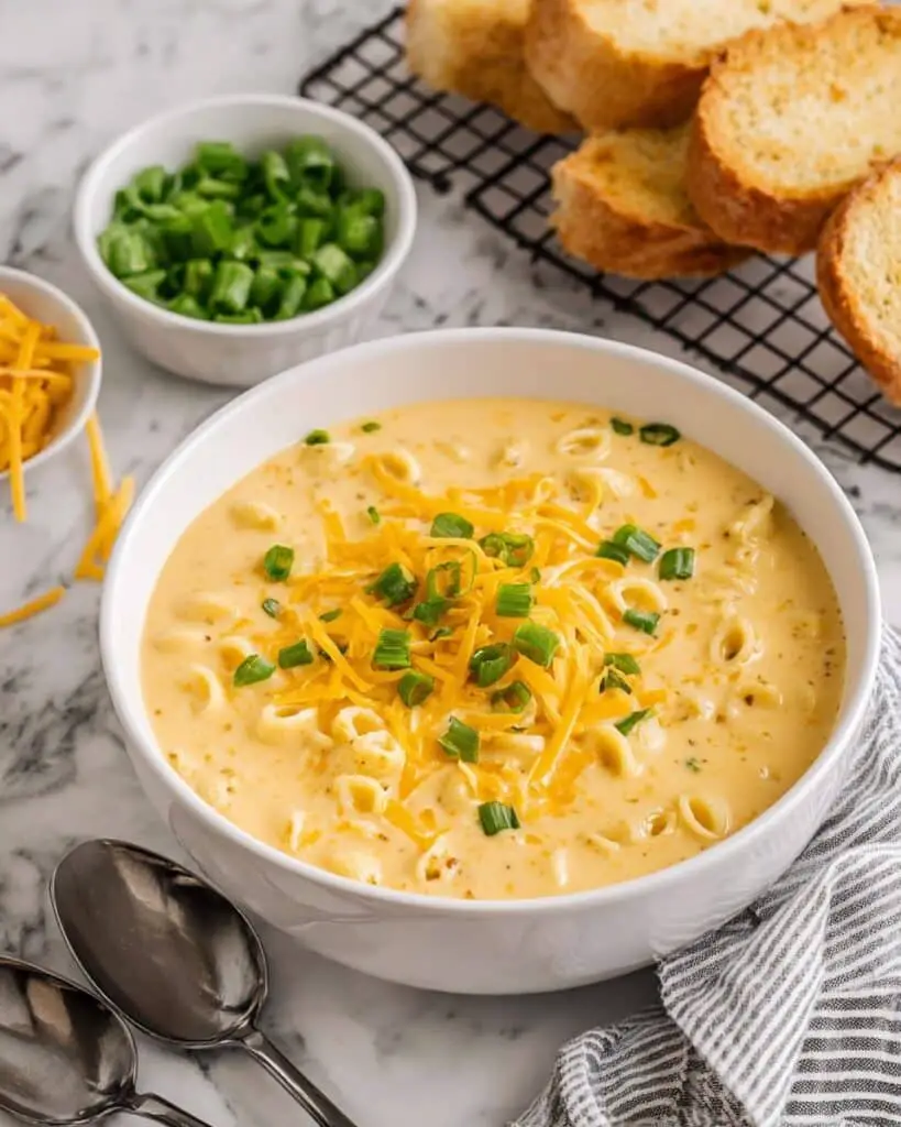 Creamy Mac and Cheese Soup Recipe