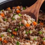 Skillet BBQ Beef and Rice Recipe