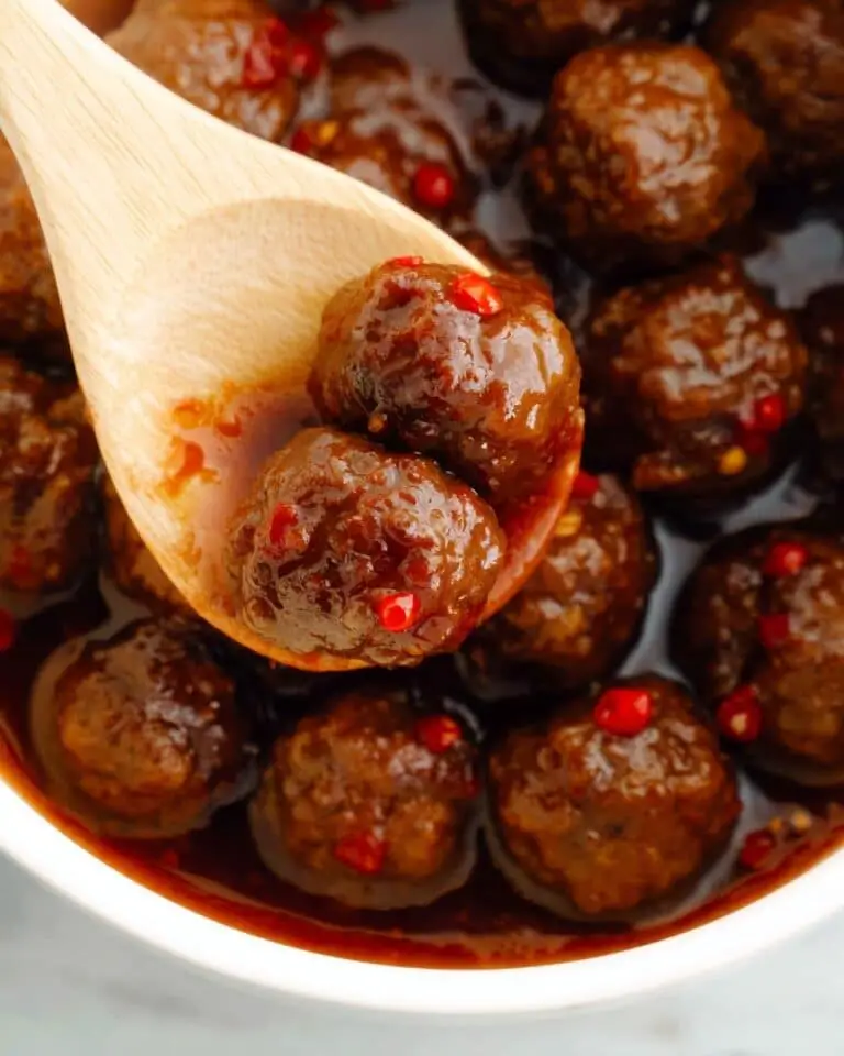 Cocktail Meatballs in Sweet Chili Sauce Recipe