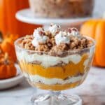 Pumpkin Trifle with Spice Cake, Cream Cheese, and Toffee Recipe