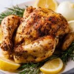 Cornish Hen with Herb-Spiced Rub and Lemon Recipe