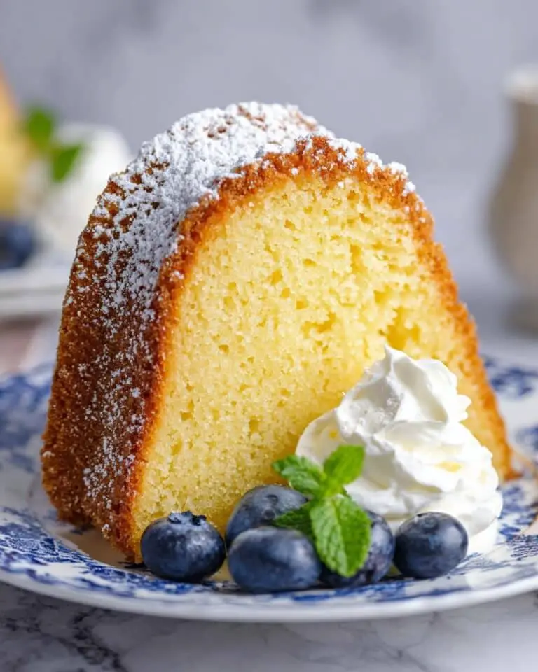 Sour Cream Lemon Pound Cake Recipe