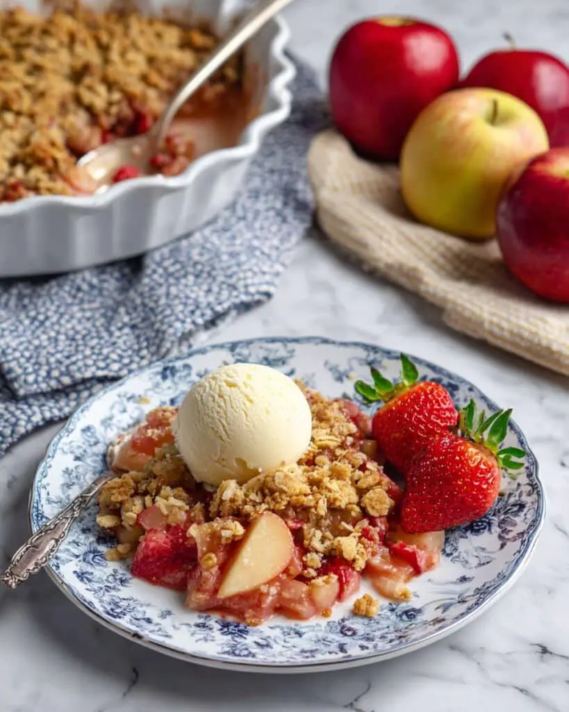 Strawberry Apple Crumble Recipe