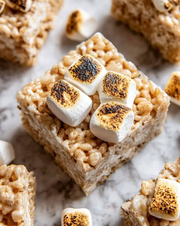 Toasted Marshmallow Rice Krispie Treats Recipe