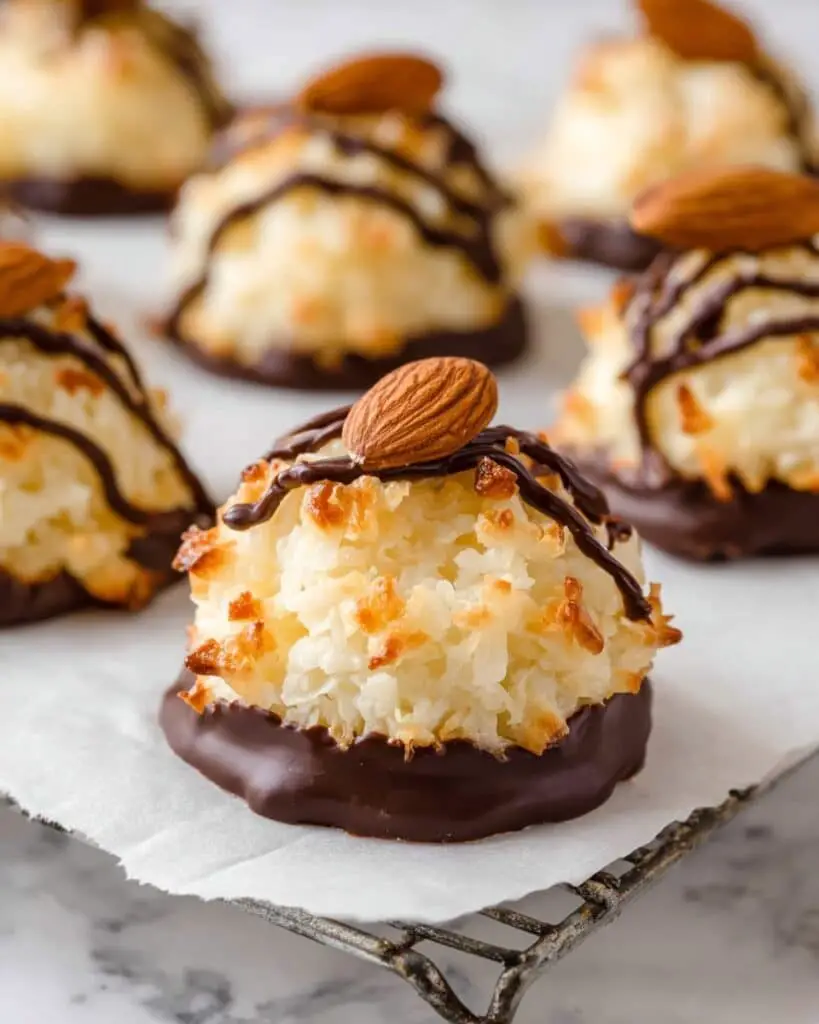 Keto Almond Joy Macaroons Recipe