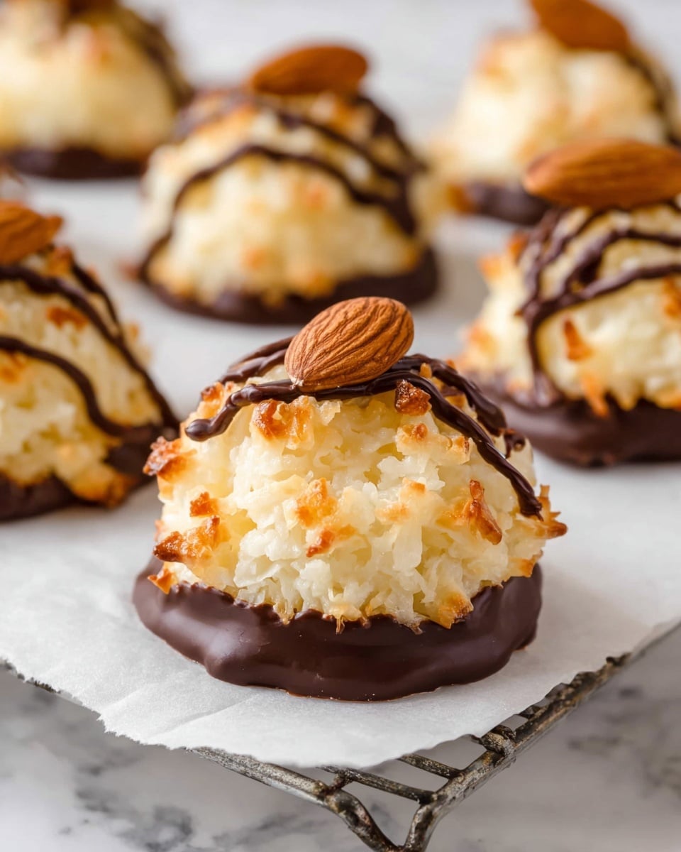 Keto Almond Joy Macaroons Recipe