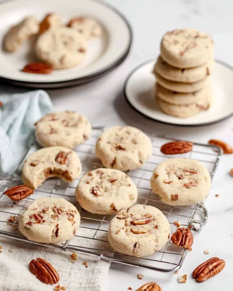 Pecan Shortbread Cookies Recipe