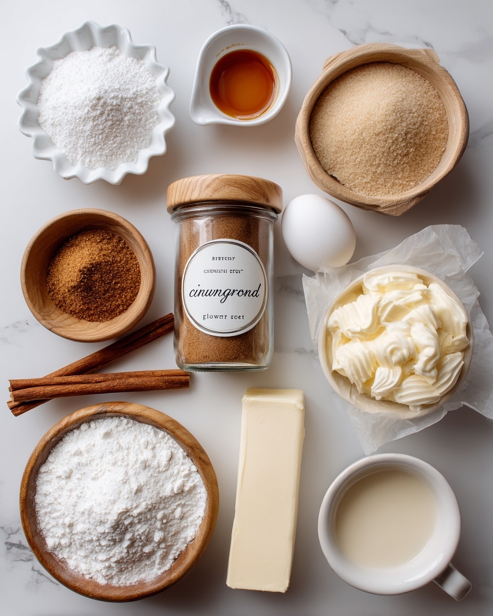 The image shows a white marbled surface with several clear and white bowls arranged in a grid. There is a large white bowl at the top left filled with white flour, next to a clear bowl with light brown liquid, and another white bowl with white granulated sugar. Below, there is a clear bowl with cocoa powder, a small glass container with light yellow cubed butter, and a clear bowl with white creamy yogurt. Two brown eggs lay side by side on the surface. Small glass bowls with white powder, dark vanilla liquid, and granulated white sugar are also placed neatly. The overall scene is clean and organized with ingredients ready for baking. Photo taken with an iphone --ar 4:5 --v 7