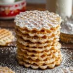 Classic Italian Pizzelle Waffle Cookies Recipe