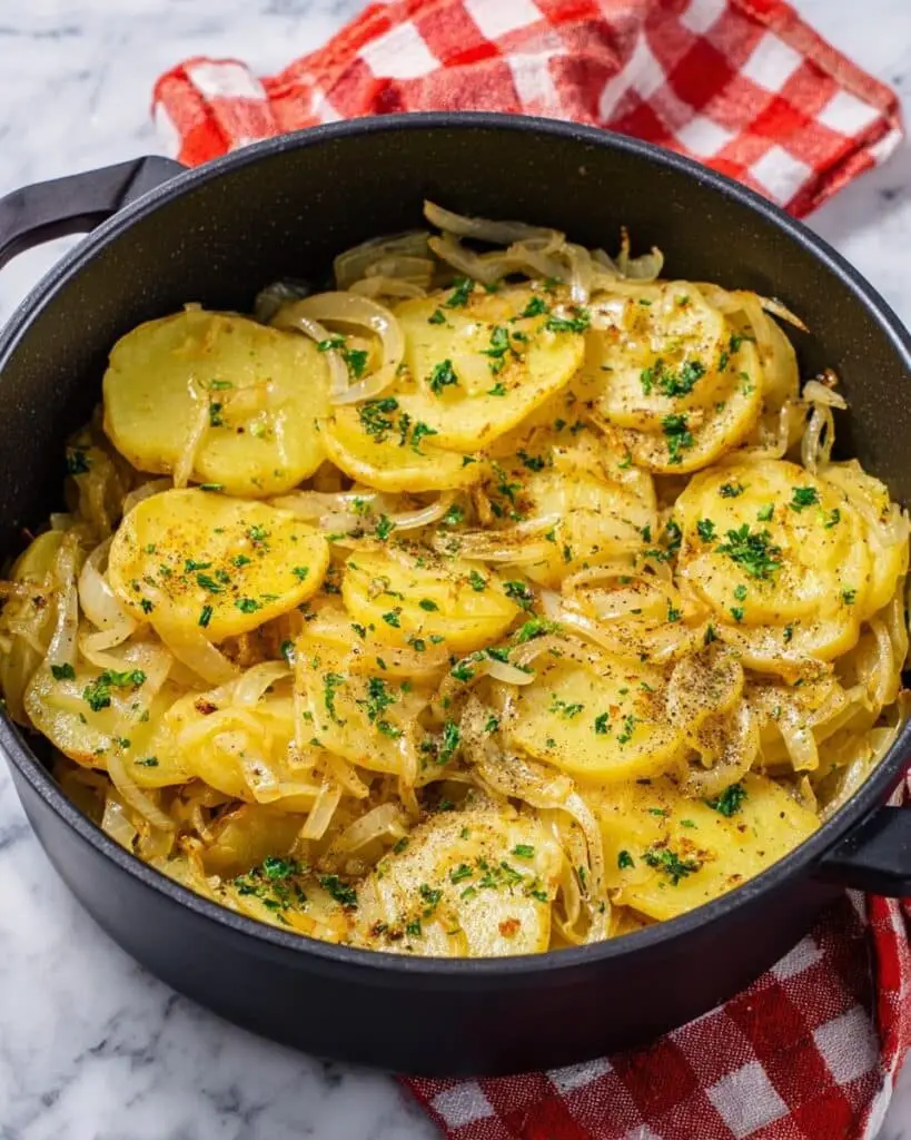 Fried Potatoes and Onions Recipe