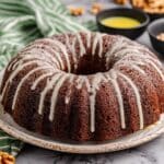 Applesauce Cake with Walnut Glaze Recipe