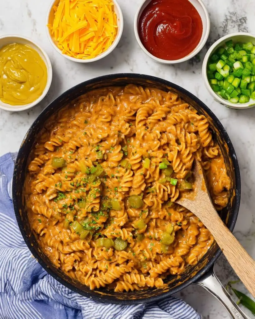 Cheeseburger Pasta Skillet Recipe