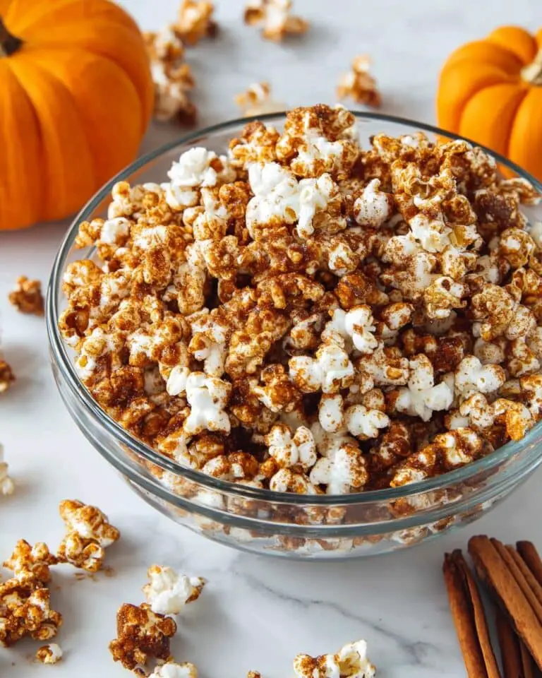 Autumn Spiced Caramel Popcorn Recipe
