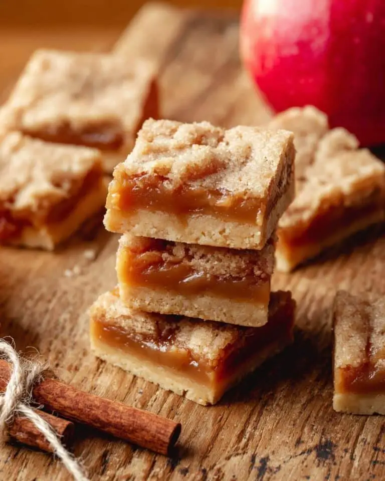 Salted Caramel Apple Bars Recipe
