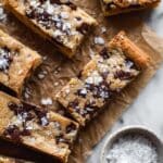 Chewy Brown Butter Blondies with Chocolate Chips Recipe