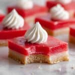 Rhubarb Bars with Lemon Curd and Optional Swiss Meringue Recipe