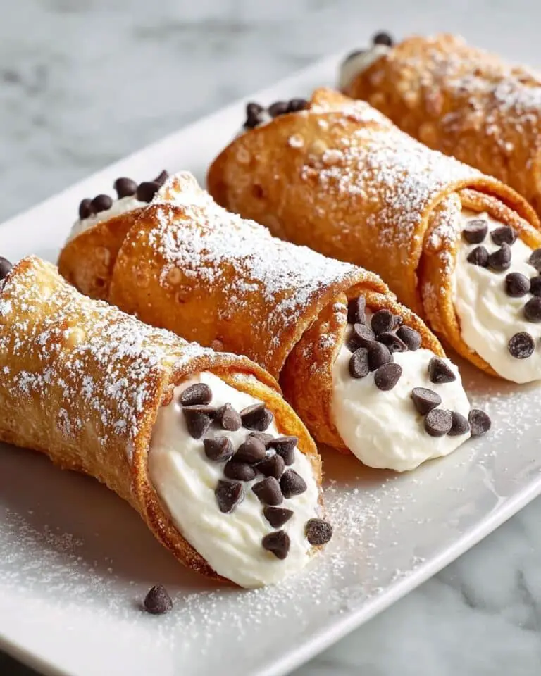 Creamy Lemon Ricotta Cannoli Filling with Chocolate Chips Recipe
