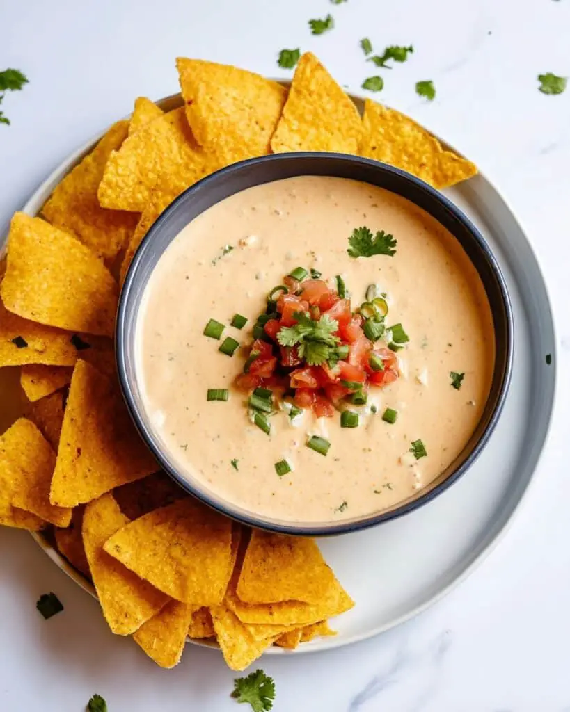 Cottage Cheese Queso: 4-Ingredient High Protein Dip Recipe