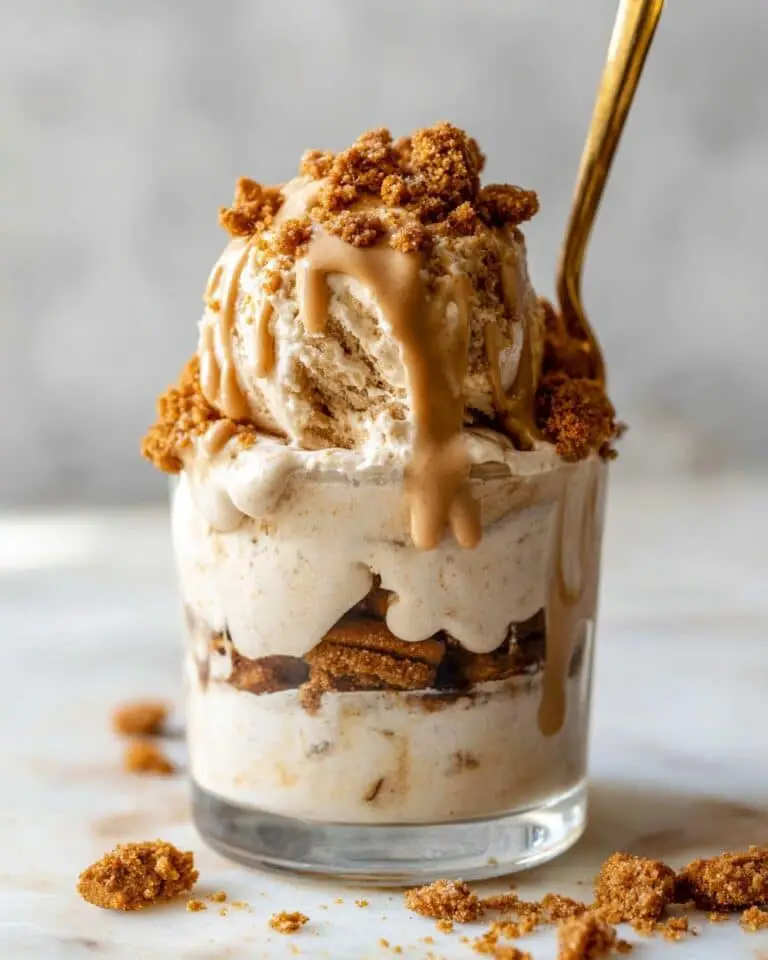 Biscoff Nut Butter Cottage Cheese Ice Cream Recipe