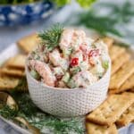 Creamy Shrimp Salad with Dill and Vegetables Recipe