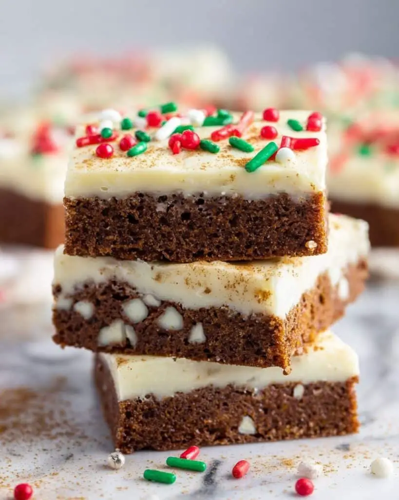 Chocolate Gingerbread Bars with Cream Cheese Frosting Recipe