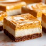 Swirl Pumpkin Cheesecake Bars Recipe