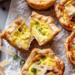 Mini Bacon and Cheddar Puff Pastry Quiche Cups Recipe