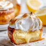 Lemon Filled Donuts with Meringue Recipe