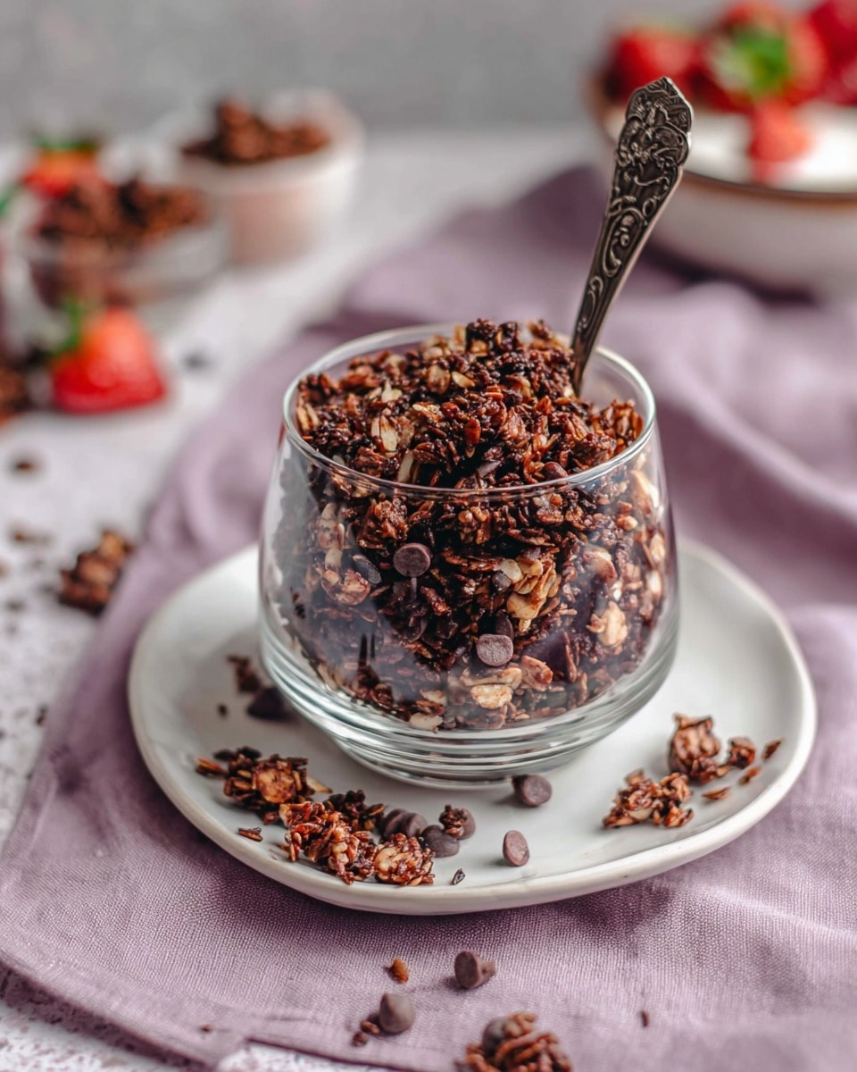 Dark Chocolate Cocoa Granola Recipe