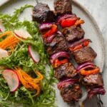 Easy Steak Kabobs with Pepper and Onion Recipe