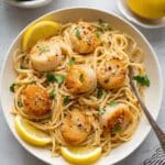 Quick Scallops with Pasta Recipe